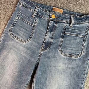 Women Kut from the Kloth Jeans 8 Blue Elizabeth Straight Leg